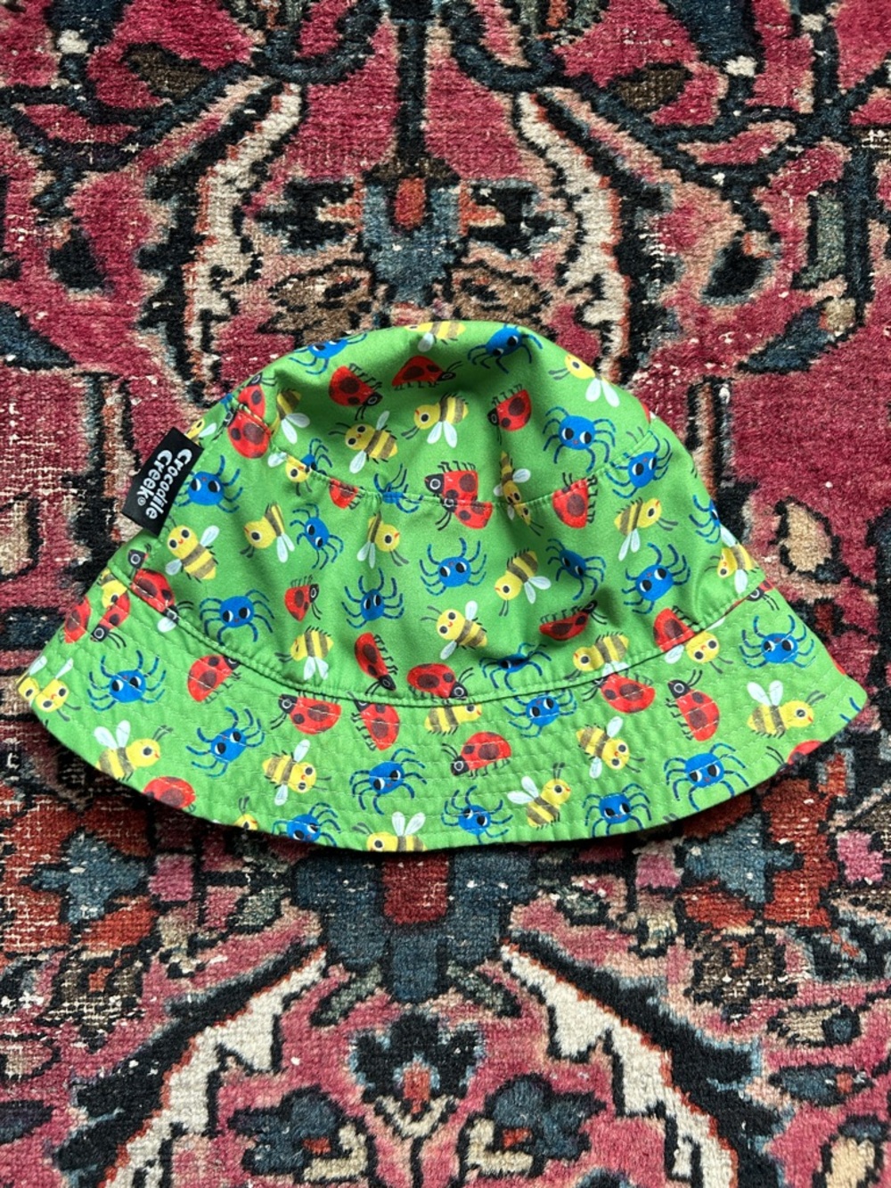 Green Kids' Bug Print Sun Hat - Cool Club